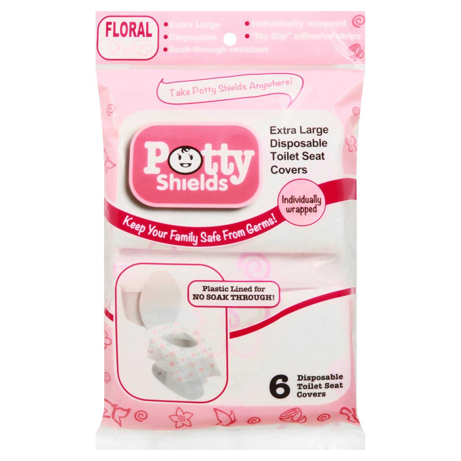 Potty Shields Disposable Toilet Seat Covers for Kids & Adults Protect from Public Toilets While Potty Training & More - Zenithce