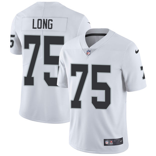 Raiders #75 Howie Long White Stitched Vapor Untouchable Limited Nike Jersey - Zenithce