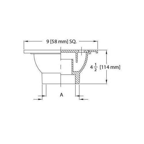 Zurn FD2376-NH3-H 12 x 12 A.R.E. Floor Sink - Zenithce