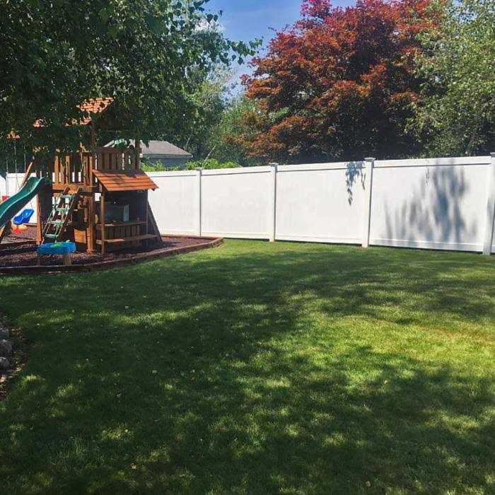 Weatherables Pembroke 4 ft. x White Vinyl Privacy Fence Panel - Zenithce