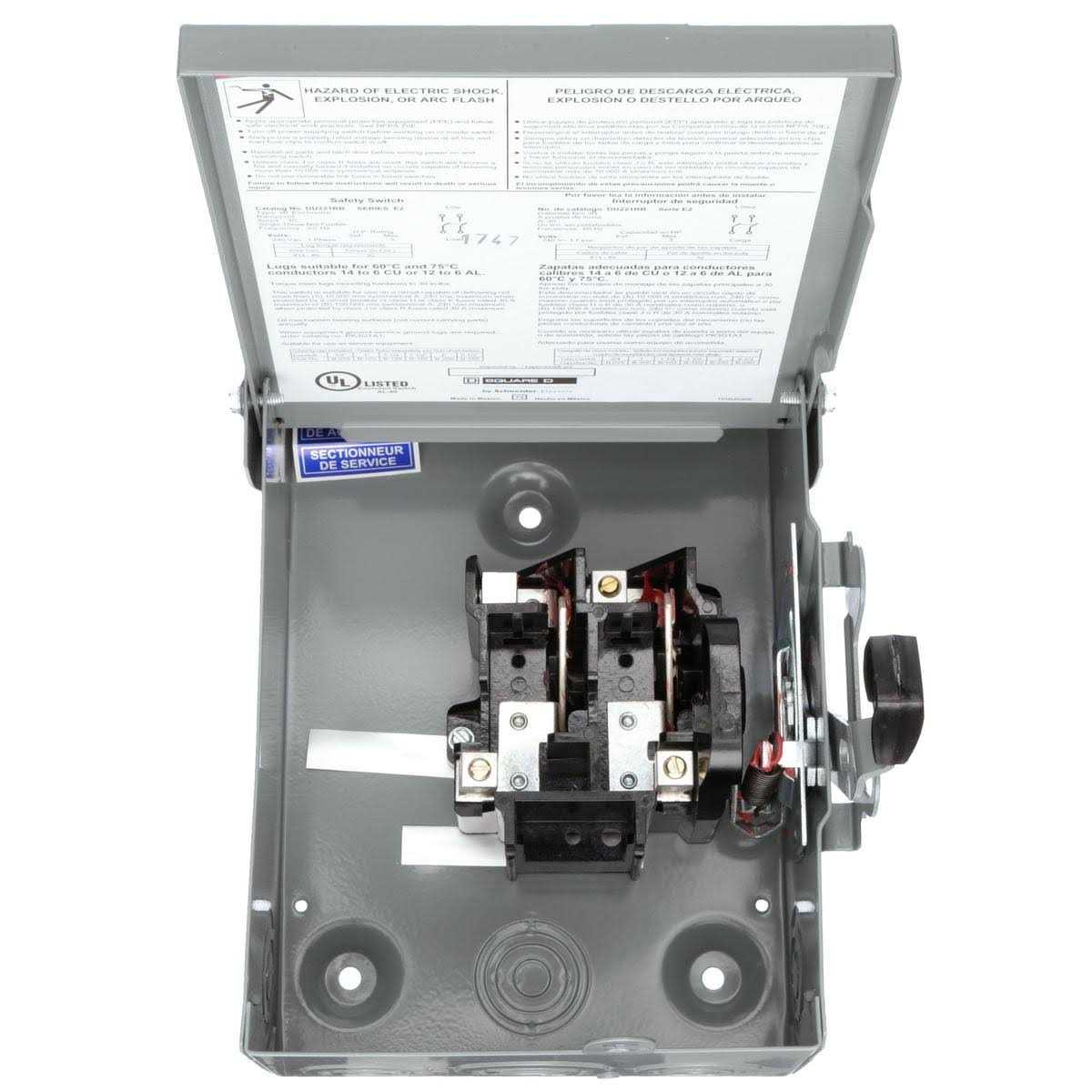 Square D Double Pole Homeline Circuit Breaker - Zenithce