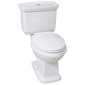 Glacier Bay 2-Piece 1.0 GPF/1.28 GPF High Efficiency Dual Flush Elongated Toilet - Zenithce