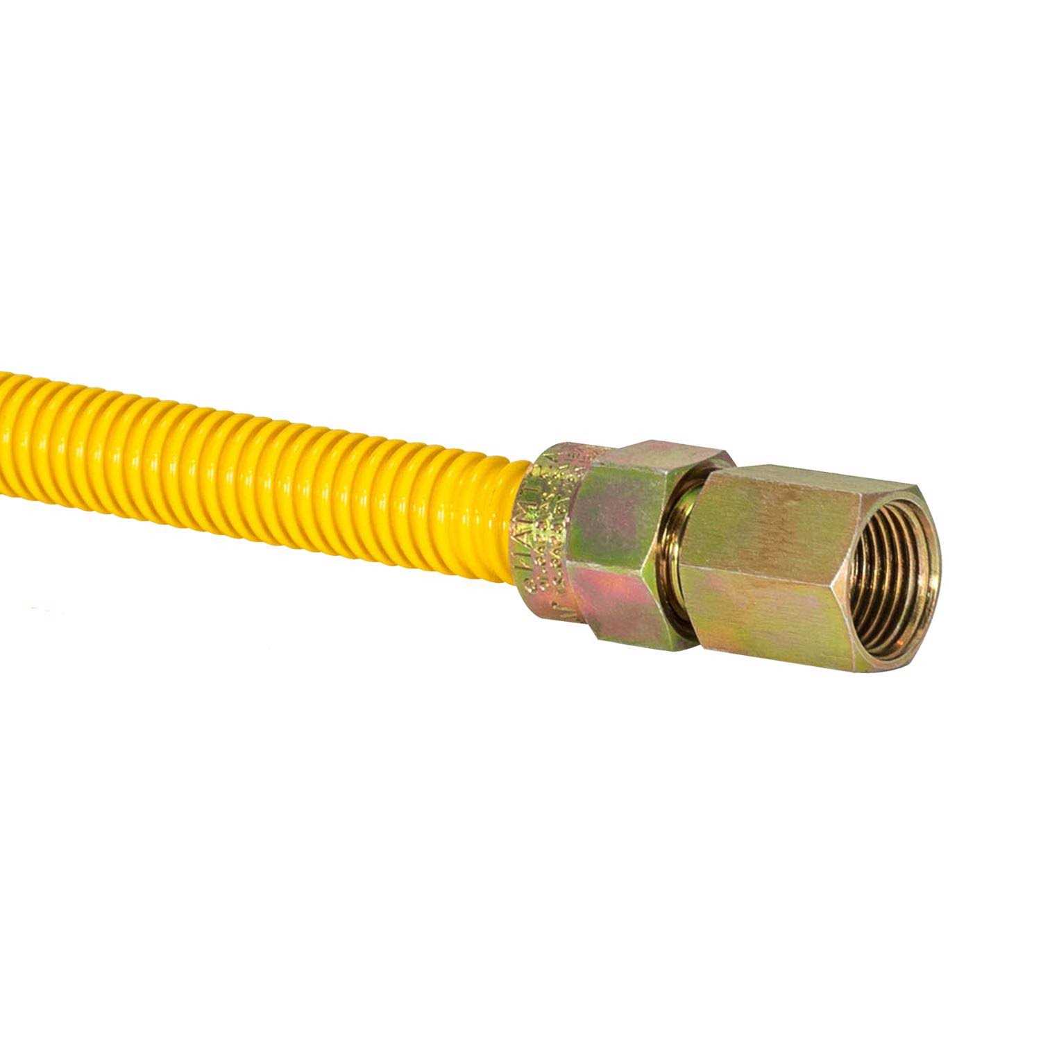 Eastman ProCoat 1/2 in. FIP x 1/2 in. D MIP Stainless Steel GAS Connector - Zenithce