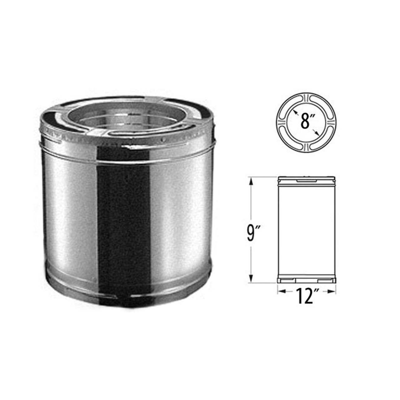 DuraVent DuraPlus 6 in. Wall Thimble - Zenithce