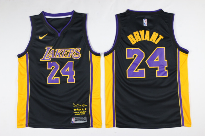 Lakers 24 kobe Bryant Black Mamba Swingman Jersey - Zenithce