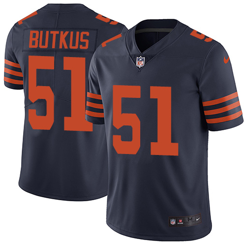 Chicago Bears #51 Dick Butkus Navy Limited Stitched Jersey - Zenithce