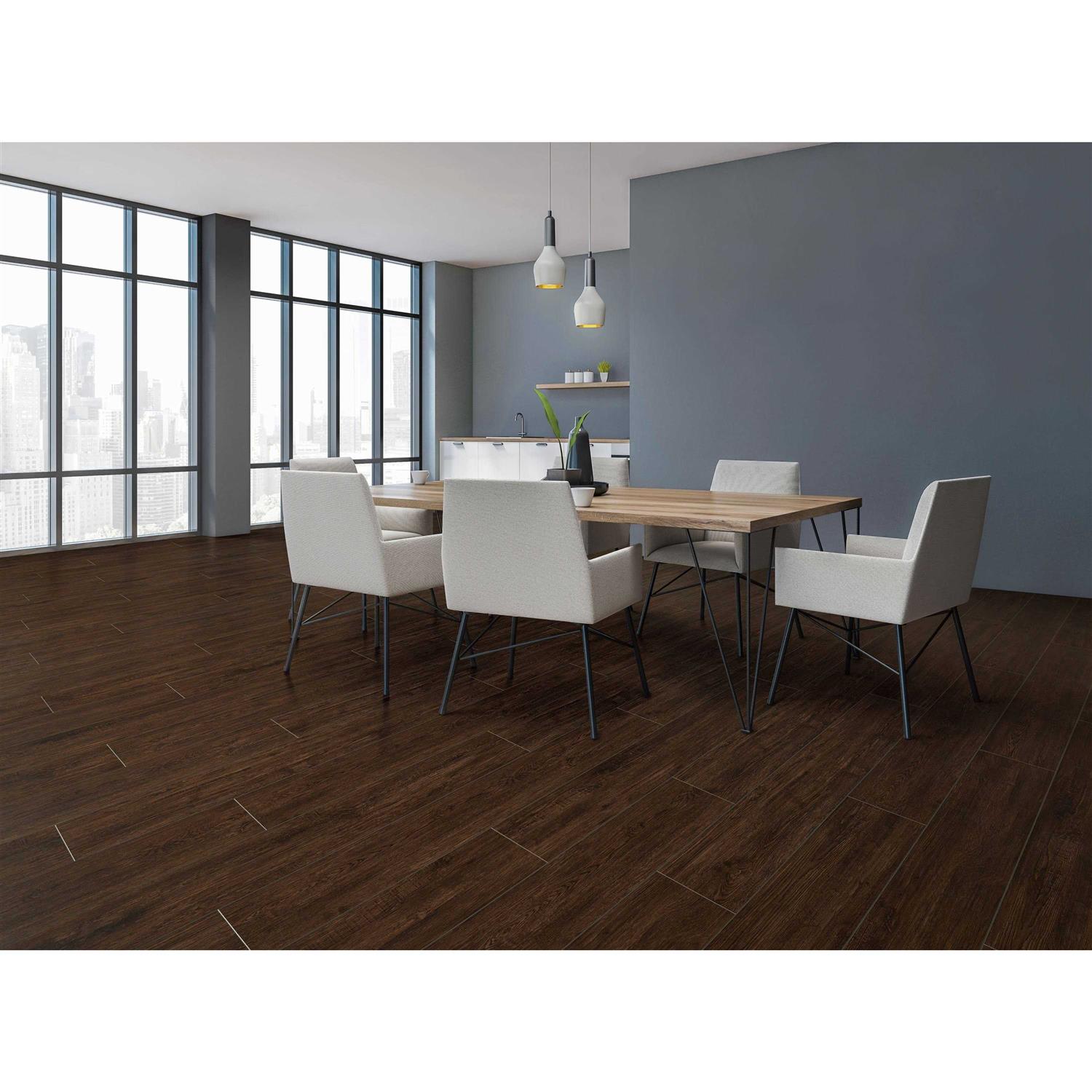 Style Selections Thick Waterproof Interlocking Luxury Vinyl Plank Flooring 813SLK02C - Zenithce