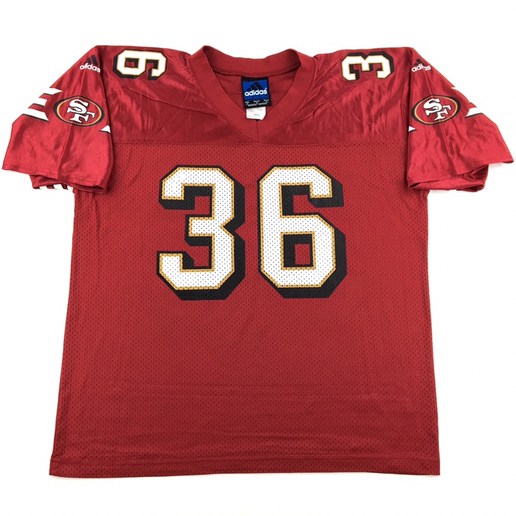 San Francisco 49ers #Merton Hanks Red Throwback Stitched Jersey - Zenithce