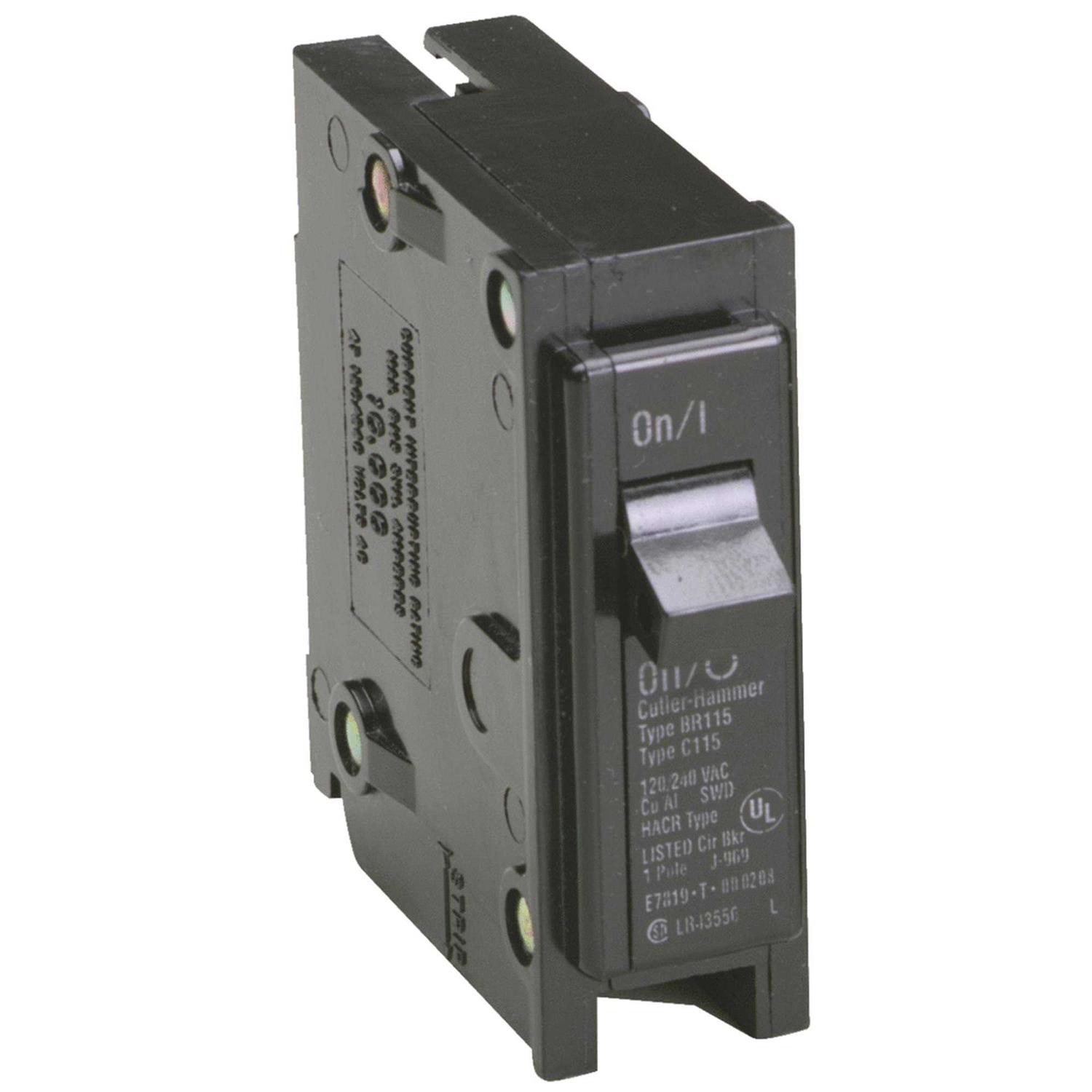 Eaton BR115 Single Pole Circuit Breaker - Zenithce