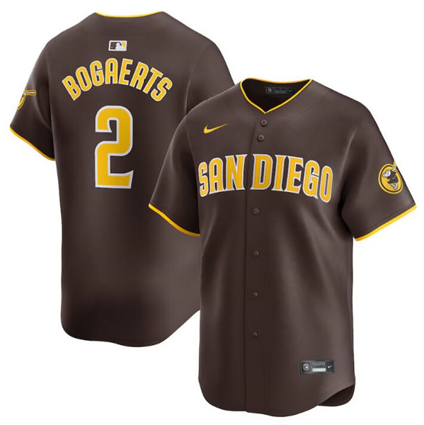 San Diego Padres #2 Xander Bogaerts Brown 2024 Home Limited Stitched Jersey - Zenithce