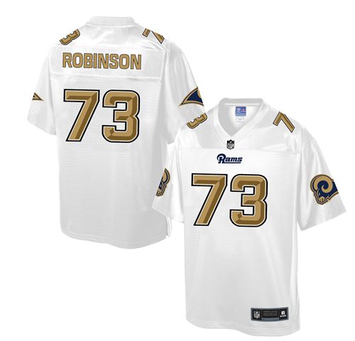 Rams #73 Greg Robinson White Pro Line Fashion Game Nike Jersey - Zenithce