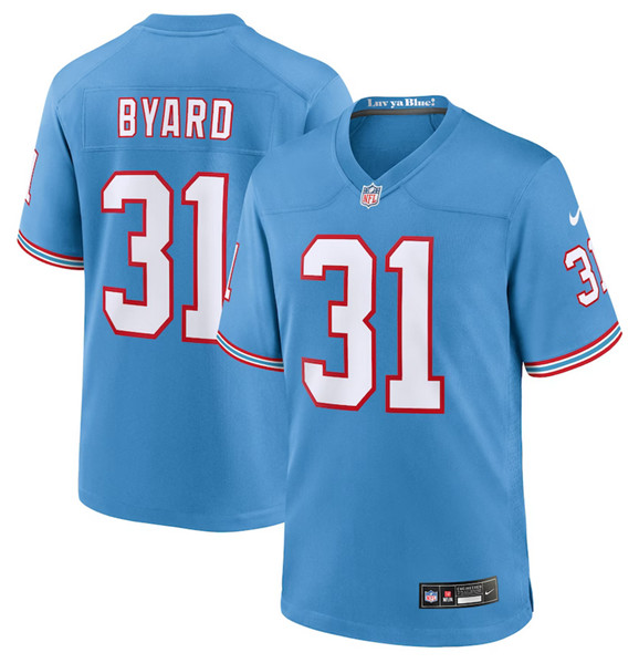 Tennessee Titans #31 Kevin Byard Light Blue Throwback Player Stitched Game Jersey - Zenithce