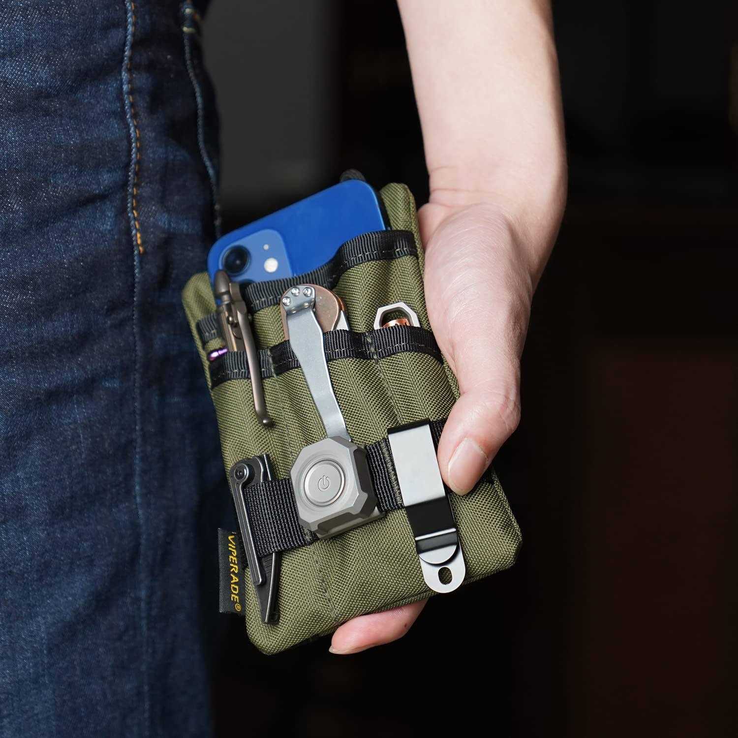 Viperade VE1 Pocket Organizer Tool Pocket Organizer for men Pocket Organizer Storage EDC Gears - Zenithce