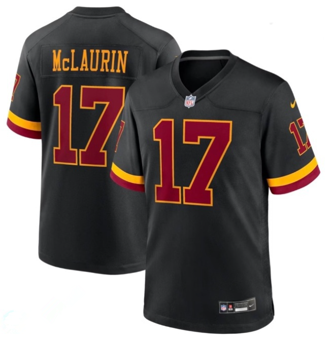 Washington Commanders #17 Terry McLaurin Black Limited Stitched Jersey - Zenithce