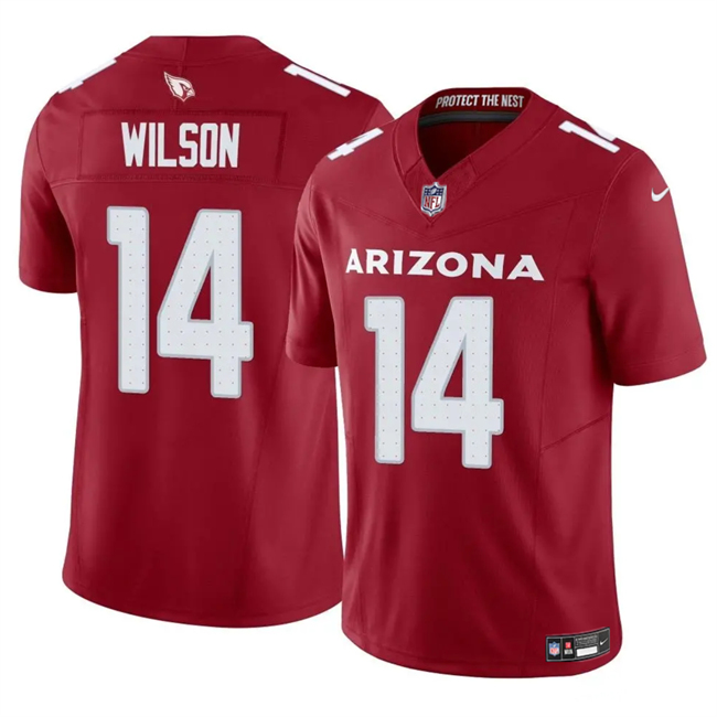 Arizona Cardinals #14 Michael Wilson Red 2025 F.U.S.E. Vapor Untouchable Limited Stitched Jersey - Zenithce