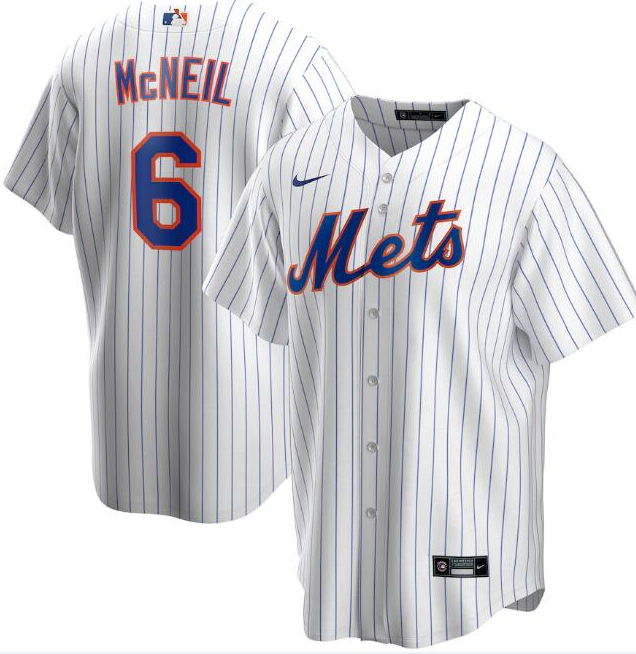 New York Mets White #6 Jeff McNeil Cool Base Stitched Jersey - Zenithce