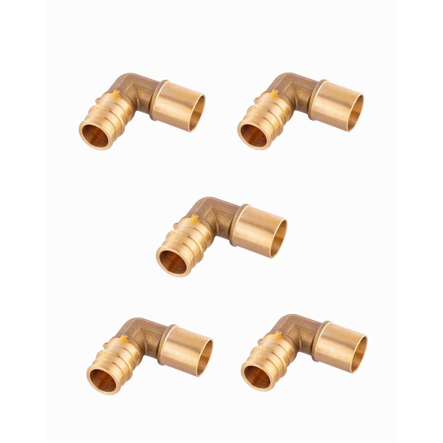 EFIELD Pex A Full Flow Expansion Brass Fittings 1/2 Elbow - Zenithce