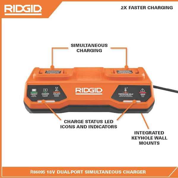 RIDGID 18V Cordless Reciprocating Saw Kit with 4.0 Ah Battery and Charger - Zenithce