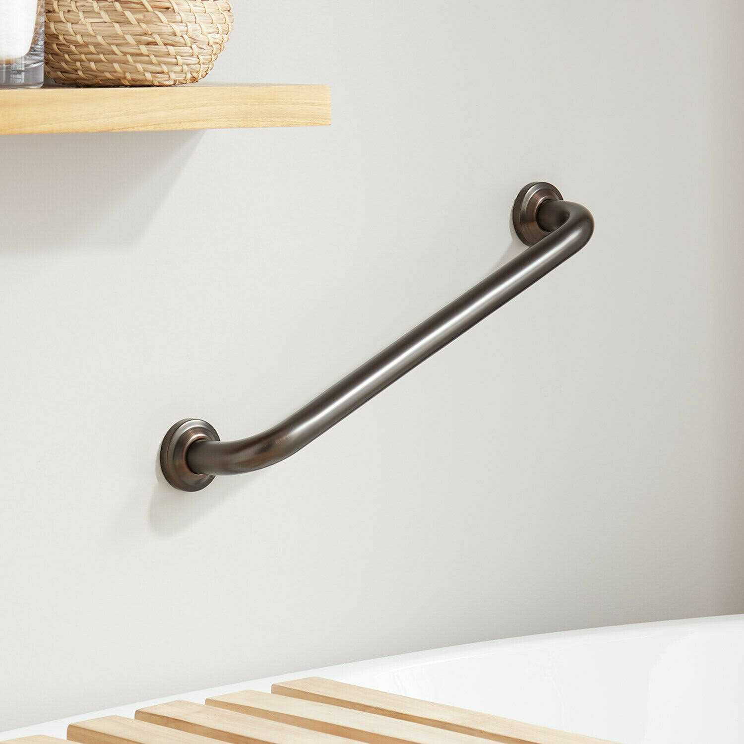 Signature Hardware 921739 Lenoir 17-3/4 inch Grab Bar - Zenithce