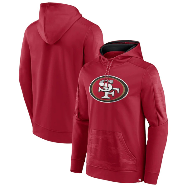 San Francisco 49ers Red On The Ball Pullover Hoodie - Zenithce