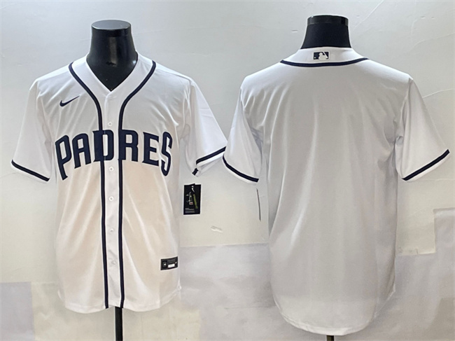 San Diego Padres Blank White Cool Base Stitched Jersey - Zenithce