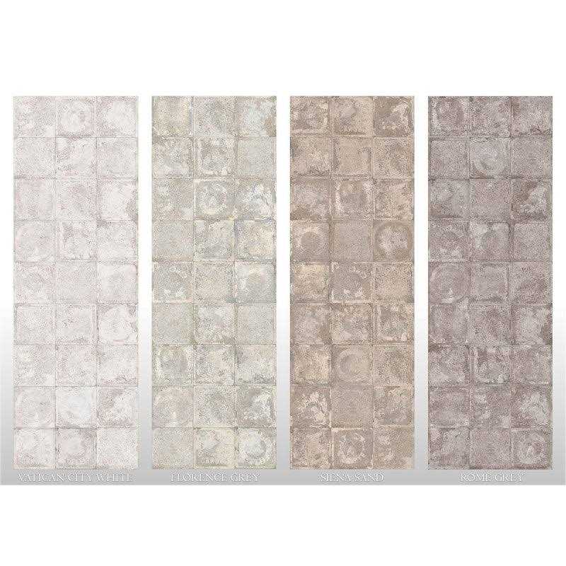 Piazza 8 x 8 Porcelain Concrete Look Wall & Floor Tile Giorbello - Zenithce