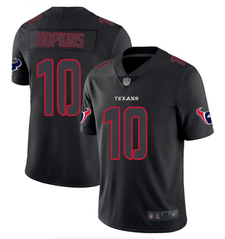 Houston Texans #10 DeAndre Hopkins Black Impact Limited Stitched Jersey - Zenithce