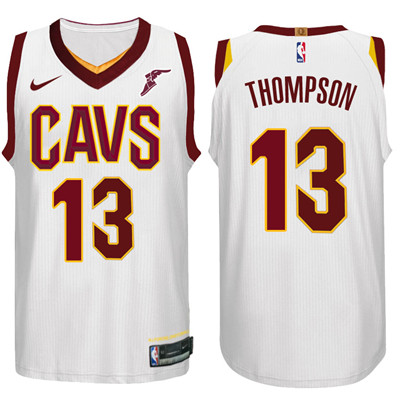 Cleveland Cavaliers #13 Tristan Thompson Jersey 2017-18 New Season White Jersey - Zenithce