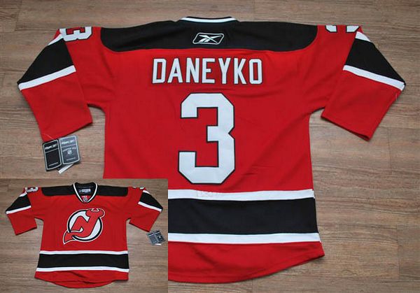 Devils #3 Ken Daneyko Stitched Red Jersey - Zenithce