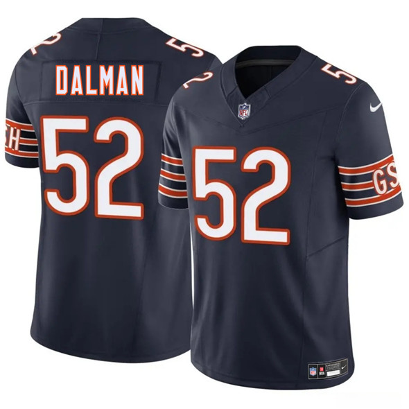 Chicago Bears #52 Drew Dalman Navy 2025 F.U.S.E. Vapor Stitched Jersey - Zenithce