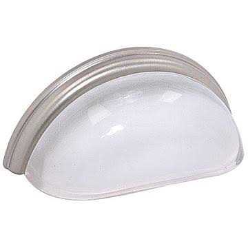 Lews Hardware Glass Cup Pull - Zenithce