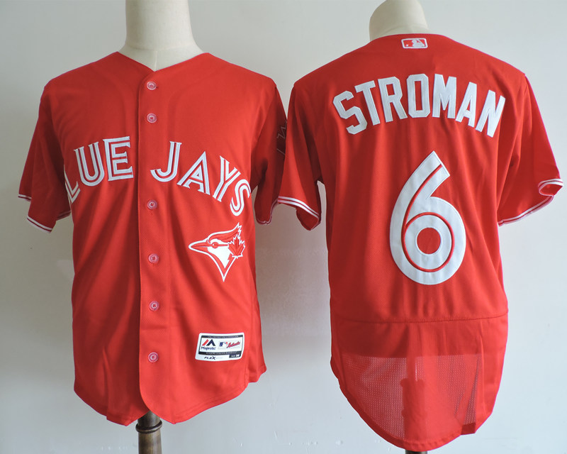 Toronto Blue Jays #6 Marcus Stroman Red Elite Stitched Jersey - Zenithce