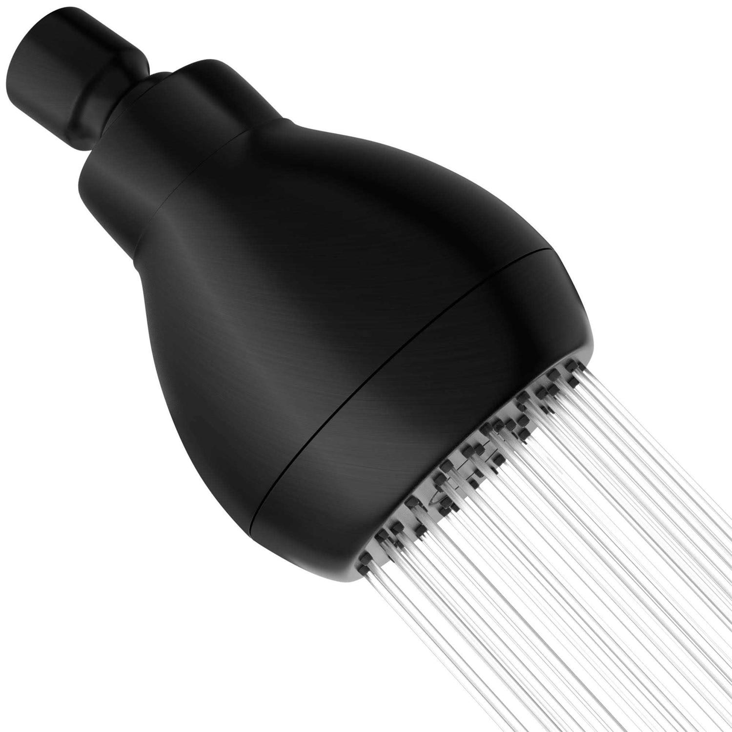 Heatsistence High Pressure Shower Head Powerful Deluxe Bathroom Showerhead with Strong Spray Stream and Small Silicone Nozzles - Zenithce