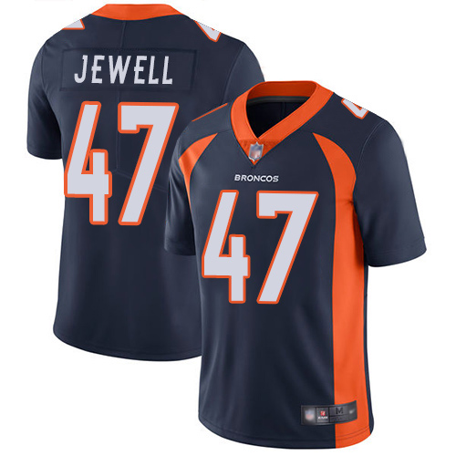 Denver Broncos #47 Josey Jewell Navy Vapor Untouchable Limited Stitched Jersey - Zenithce
