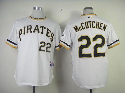 Pirates #22 Andrew McCutchen White Alternate 2 Cool Base Stitched Jersey - Zenithce