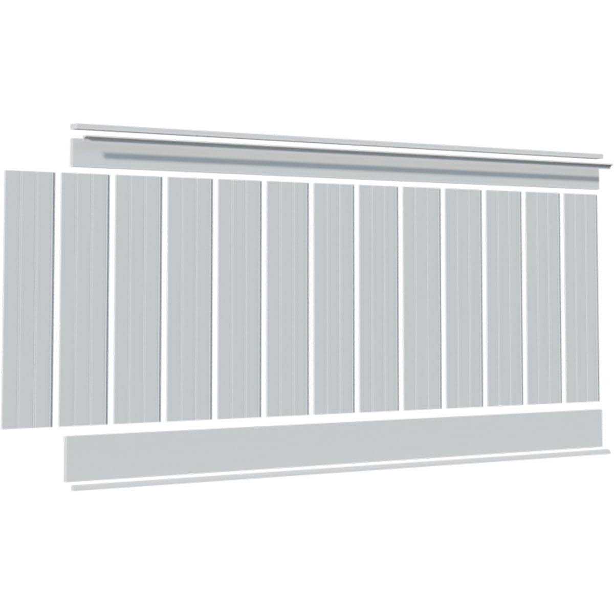 Ekena Millwork Deluxe Beadboard 8′ Length PVC Wainscoting Kit - Zenithce