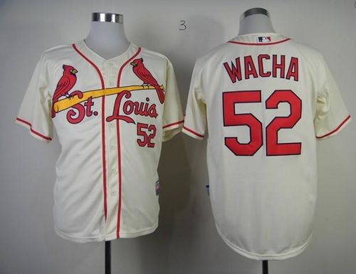 Cardinals #52 Michael Wacha Cream Cool Base Stitched Jersey - Zenithce