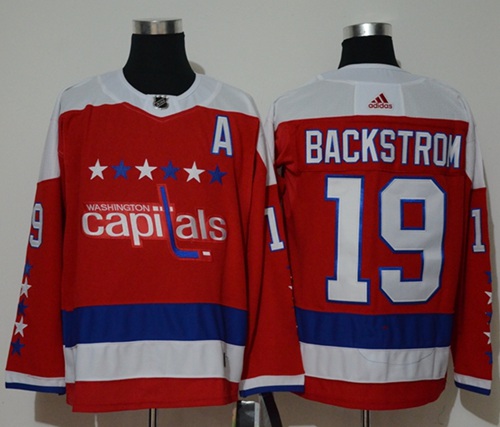Washington Capitals #19 Nicklas Backstrom Red Stitched Jersey - Zenithce