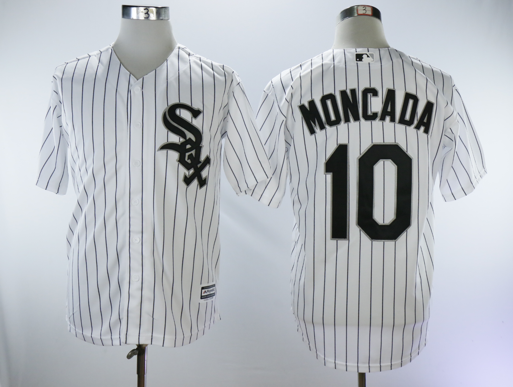 Chicago White Sox #10 Yoan Moncada White Cool Base Stitched Jersey - Zenithce