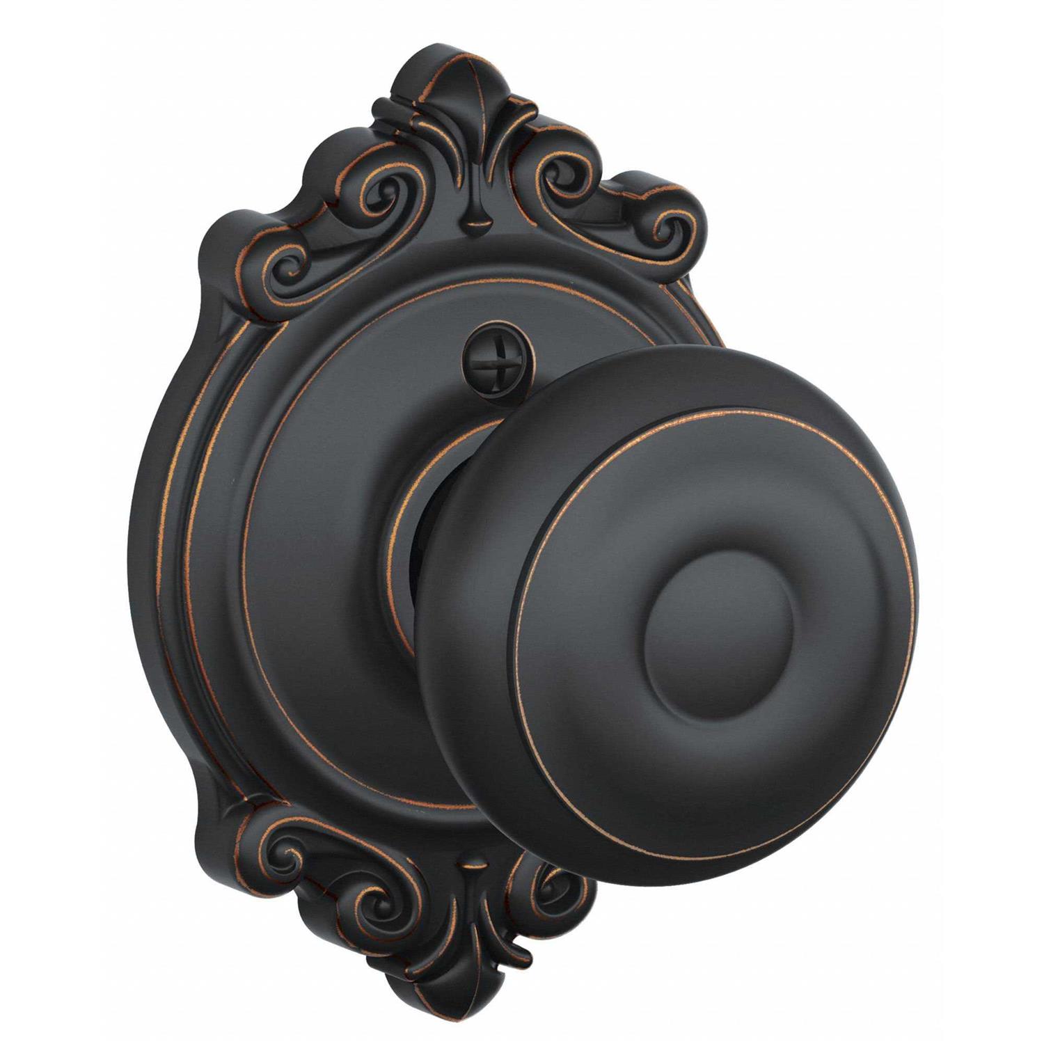 Schlage Georgian Knob with Brookshire Trim F170GEO - Zenithce
