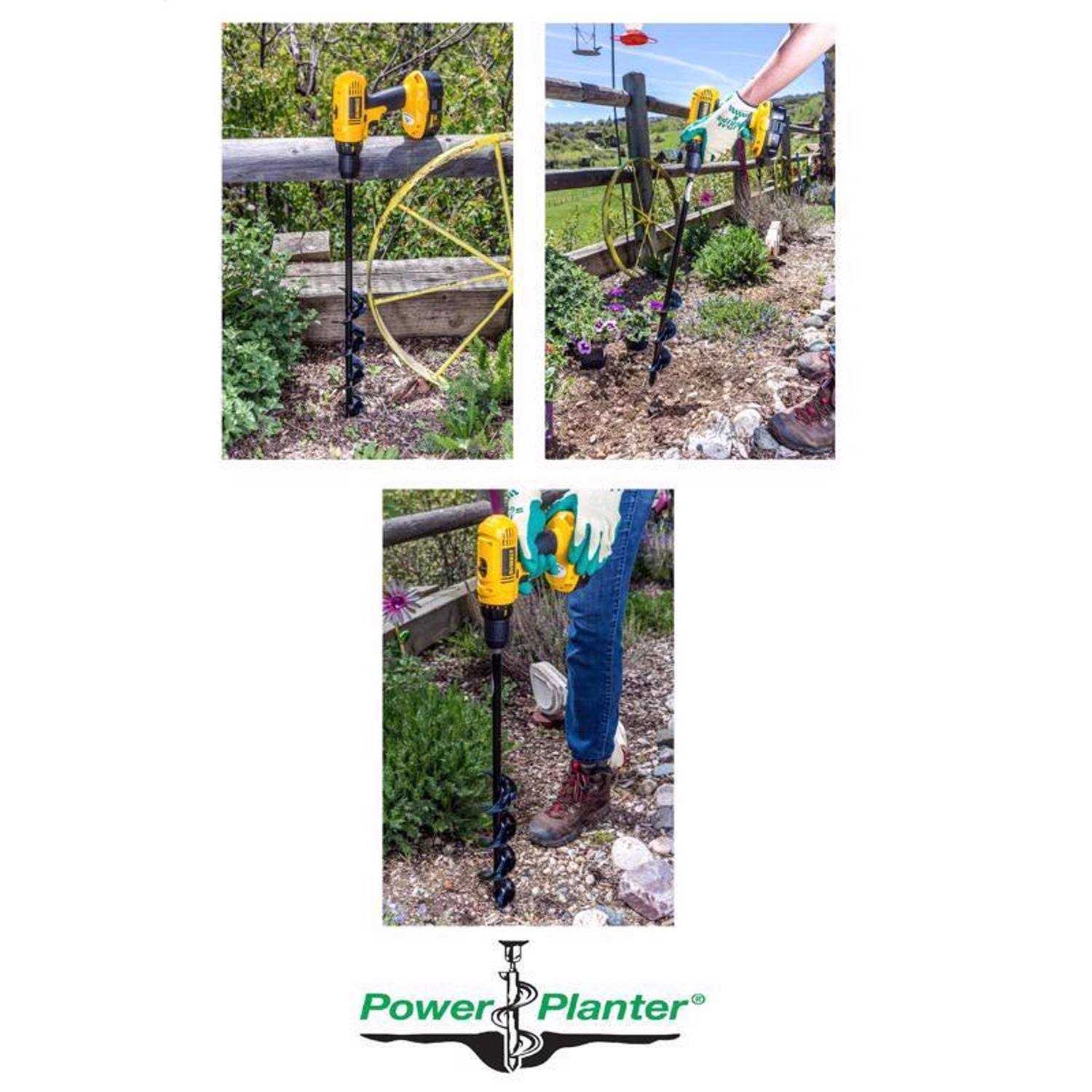 Power Planter Steel Bulb Auger Drill Bit - Zenithce