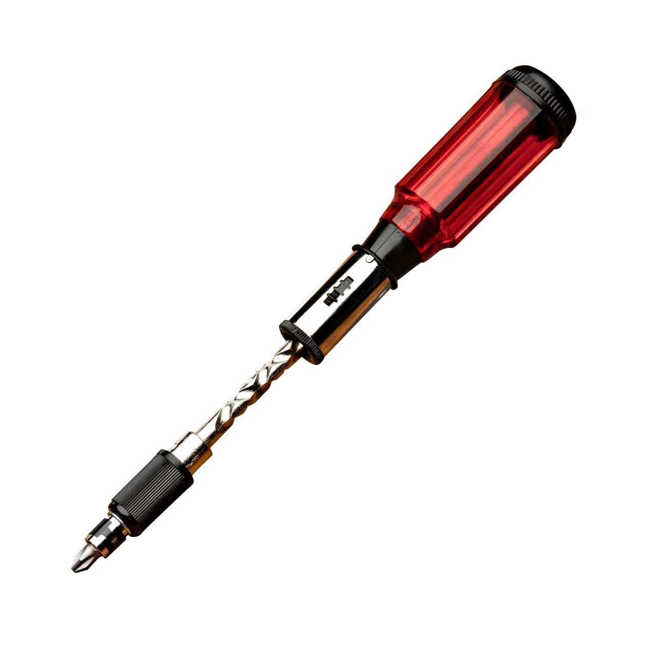 Kings County Tools Classic Yankee Style Push Drill 8 Double Fluted Bits Included - Zenithce