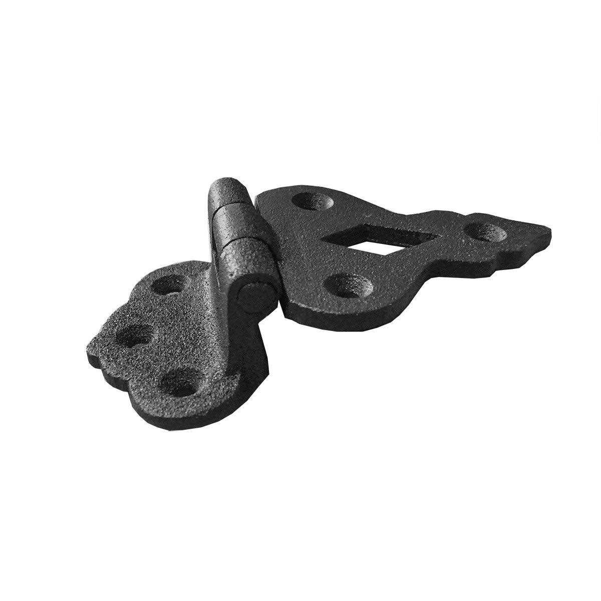 Renovators Supply Fence Gate Latch Lock Black Iron Gate Latch 12 inch - Zenithce