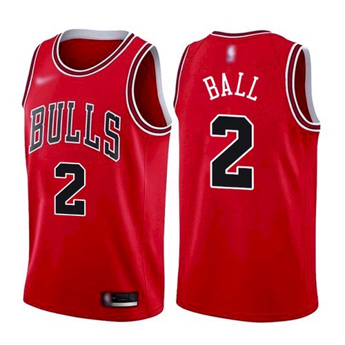 Chicago Bulls #2 Lonzo Ball Red 2021 Swingman Stitched Jersey - Zenithce