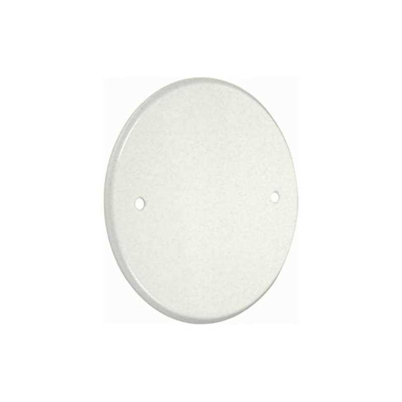 Taymac LPB3400 Flat Round Blank Plate Metallic 5 4-Inch. Box Mount - Zenithce