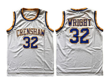 Crenshaw Love And Baskeball 32 Monica Wright White Stitched Movie Jersey - Zenithce