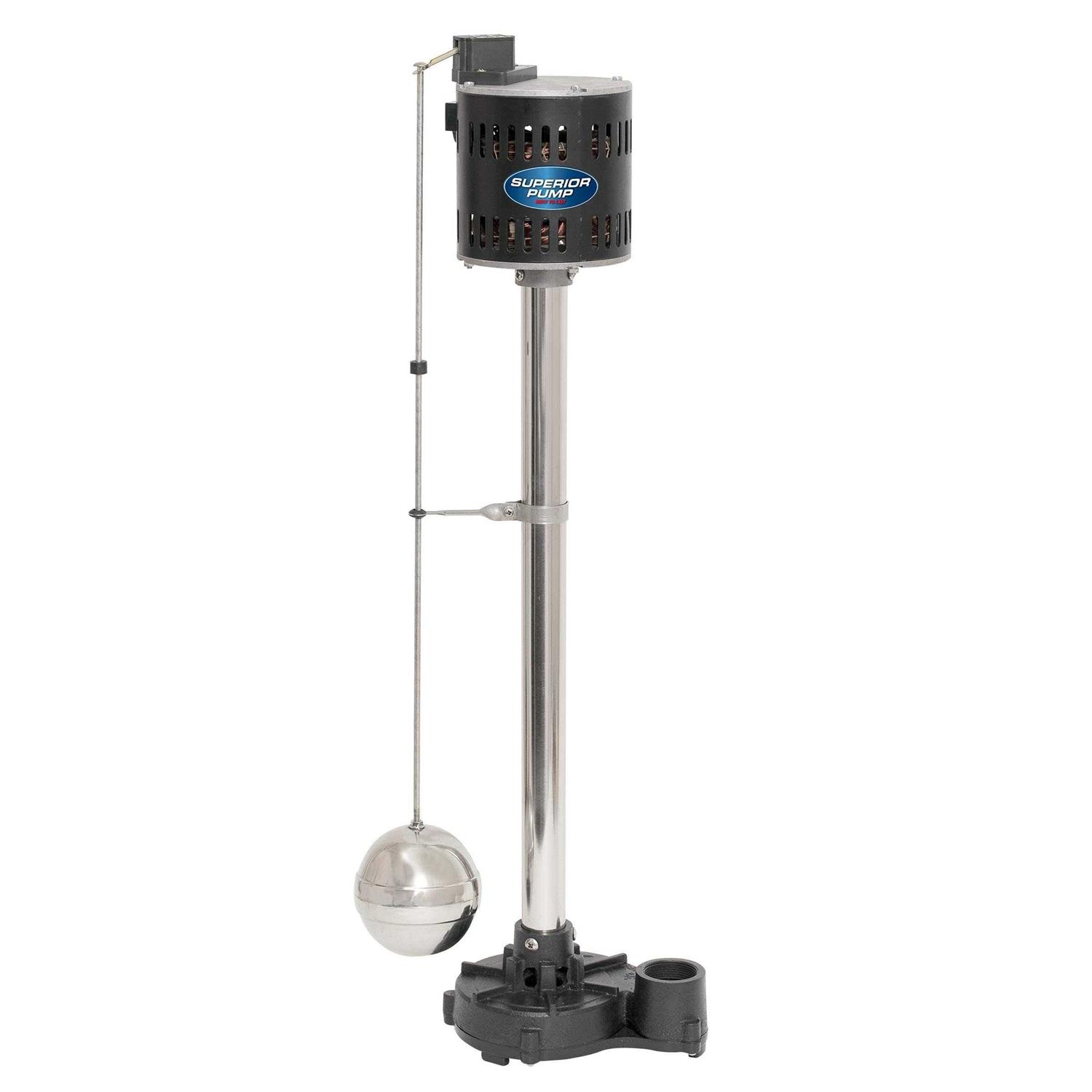 Superior Pump 1/2 HP Sewage Ejector Pump Kit with Basin - Zenithce