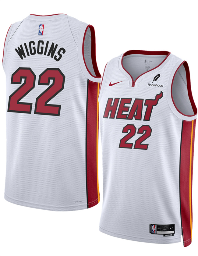 Miami Heat #22 Andrew Wiggins White 2025 Association Edition Swingman Stitched Jersey - Zenithce