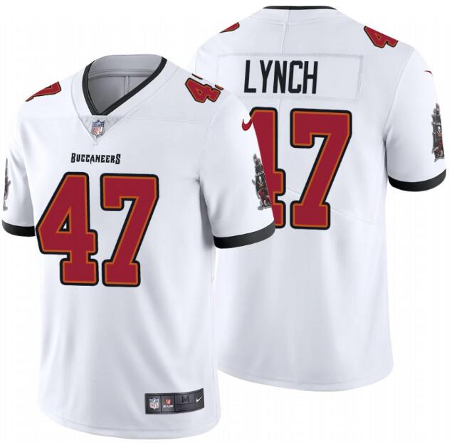 Tampa Bay Buccaneers #47 John Lynch 2020 White Vapor Untouchable Limited Stitched Jersey - Zenithce