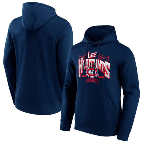 Montreal Canadiens Navy Hometown Graphic Hoodie - Zenithce